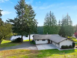 One level home is situated on 14+ captivating acres minutes from Deception Pass on South Fidalgo Island. Photos do not do this property justice. It is truly one of a kind.