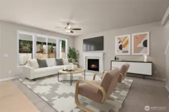 Home is under construction.  Photos, including virtually staged, are of a previously bult home in a different community with similar finishes.  Builder reserves the right to make changes to plans & specifications without notice.  Features vary by plan.  Buyer to verify square footage.