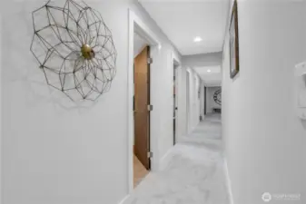 Downstairs hallway