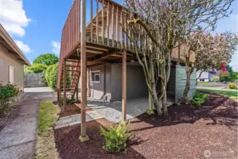 Storage under deck