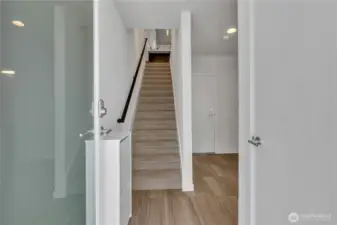 Enter the house