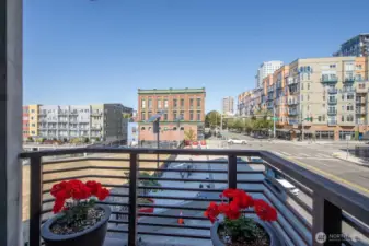 Balcony adjoins primary suite.
