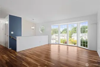Plenty of natural light.