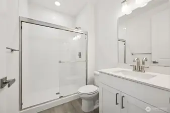 Photos are of the actual home.
