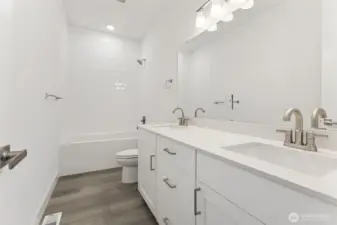 Photos are of the actual home.