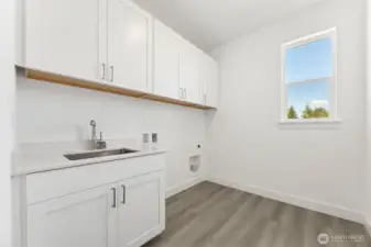 Photos are of the actual home.