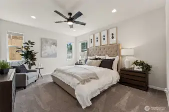 Photos are of the model home. Colors & finishes may vary.