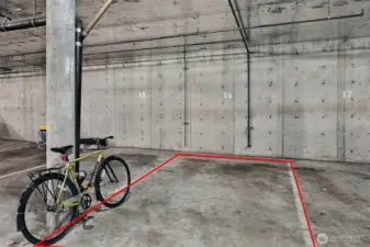 Secure Parking in garage