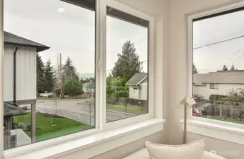 outlook from upper living area.