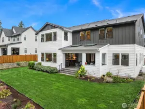 A wonderful backyard!