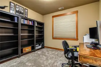 The downstairs office