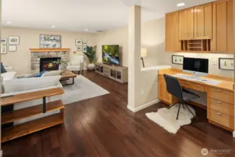 Great workspace to stay organized or homework station.