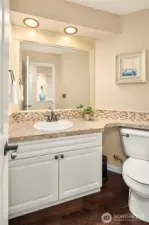 Main floor powder room.