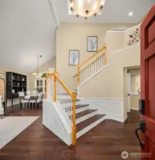 Upstairs, you’ll find three spacious bedrooms and a recreation room.