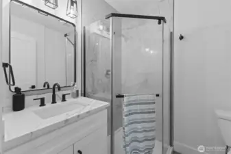 3/4 Bath in basement