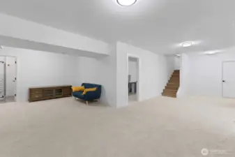 Full finished walk-out basement