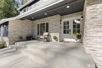 Beautiful brick entry