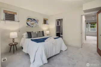 Second bedroom on third level of home.