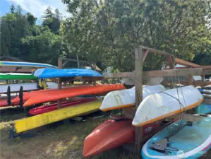 Canoe storage