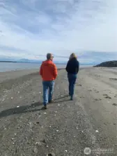Hat Island Beach walks are the best