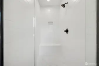 Primary shower of actual home