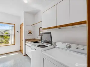 Laundry room.
