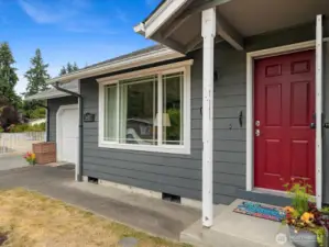Sidewalk entry to the Front door.