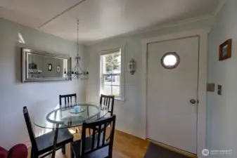 Dining room and main entrance