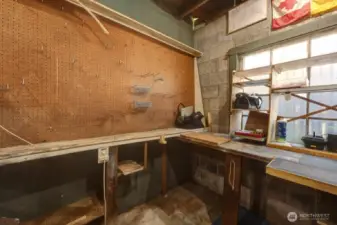 Workshop/storage or garage. You decide.