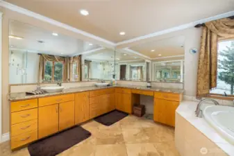 Primary bathroom.