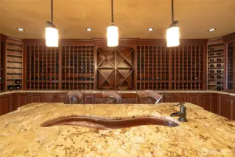 Wine cellar and tasting room
