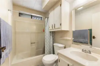 The main bathroom