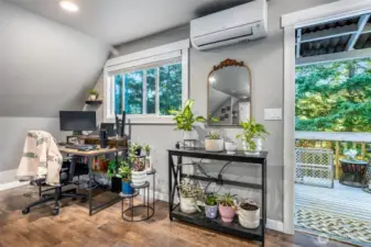 Unit A was renovated and has mini-split for AC/heat