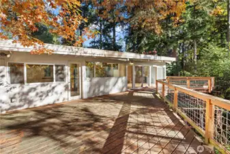 Large deck was replaced around 2017