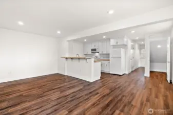 This home follows Habitat's Universal Design Standards to help ensure accessibility. Including: 1 bed & bath on the ground floor, ground floor interior doorways are at least 2' 10" wide, and a one-step entry!