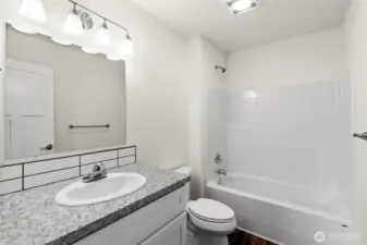 There's also another full bath on the second floor as well!