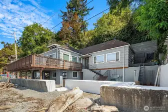 Lower level has separate entrance with approximately 870 sqft offering 1 bedroom and three-quarter bath.