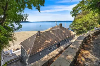 Walk-down or beach drive access to your waterfront retreat.