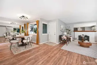 A look at the great room.