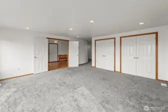 Huge space- could be converted into true separate living area.