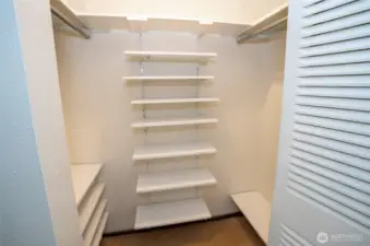 Primary Walk In Closet