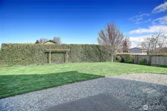 Mature landscaping offers privacy!