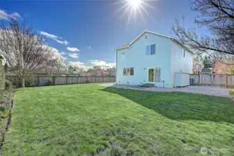 Beautiful lot with pull through gate for toys/RV.