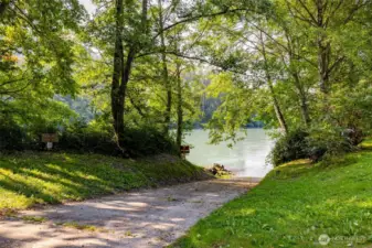 Private community boat launch