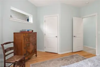 Closet and Entry to Bedroom 2