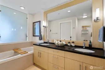 Primary Bath has lots of space.