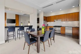 Community room even has a kitchen!