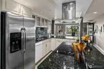 Kitchen has been updated since a remodel was done a few years back.