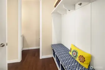 Mud Room & Powder Room off the Garage access