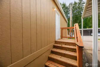 Back entrance